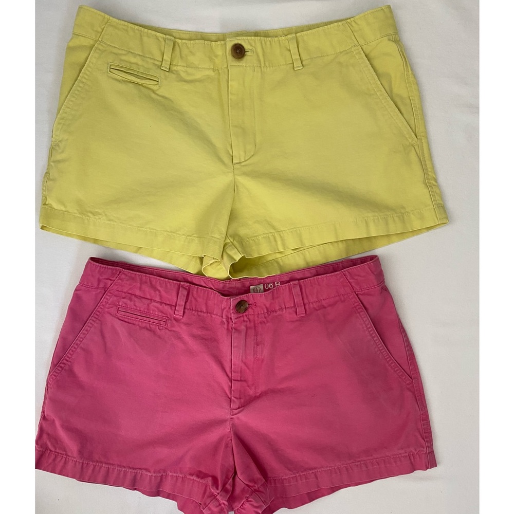 GAP 2 cotton chino shorts SZ 6 Classic Preppy
